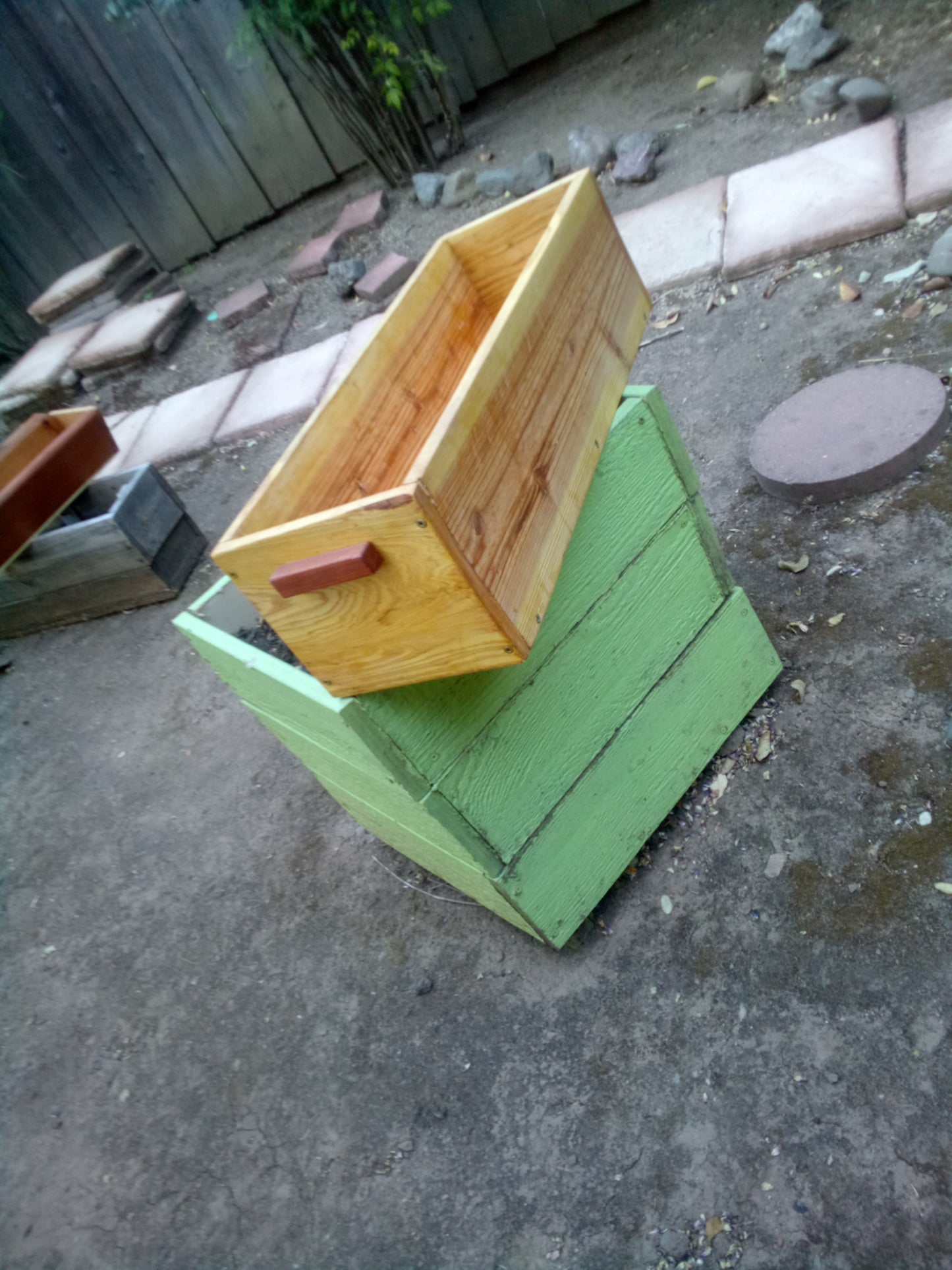 Redwood and Cedar Planter Box